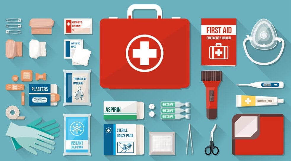 GET YOUR FIRST-AID KIT READY