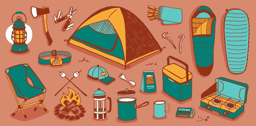 backyard camping CHECKLIST