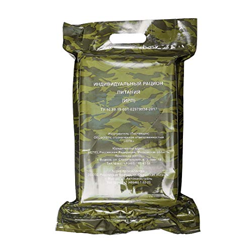 Irprus Military MRE (Meals Ready-To-Eat) Daily Russian Army Food Ration Pack