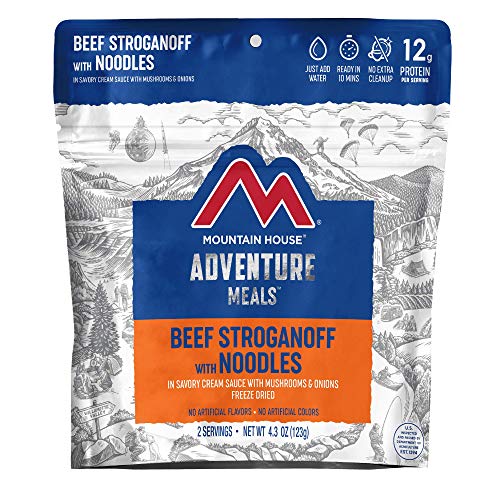 Mountain House Beef Stroganoff | Freeze Dried Backpacking & Camping Food
