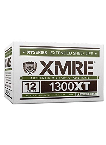 Xmre Meals 1300xt - 12 Case With Heaters (Meal Ready To Eat - Military Grade) New Fresh Dates