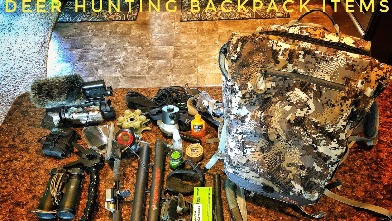 deer hunting backpack items