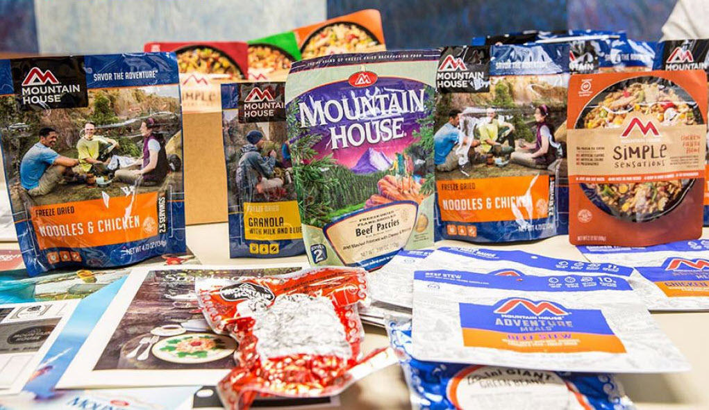 best mountain house meals